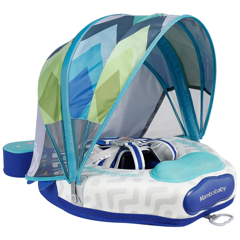Mambobaby Float Colorfish com Canopy (3 meses a 3 anos)